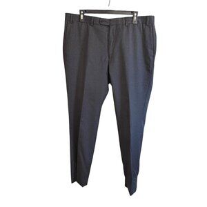 John Varvatos Mens Wool Dress Pants~Sz 36x31~Charcoal Gray Made In Canada~L14 07